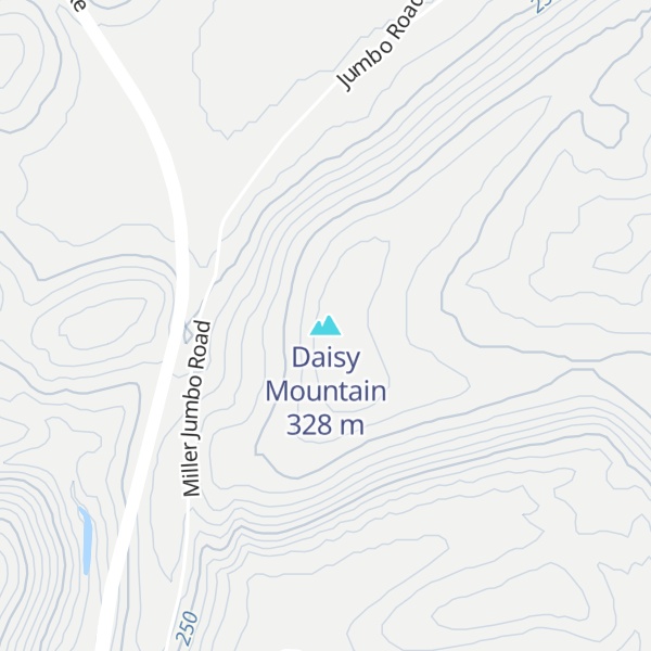 Map of Daisy Mountain