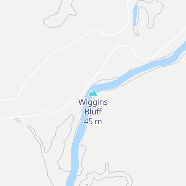 Map of Wiggins Bluff