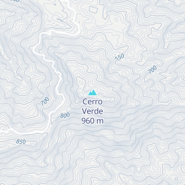 Map of Cerro Verde