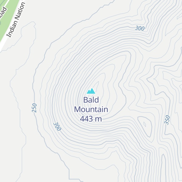 Map of Bald Mountain