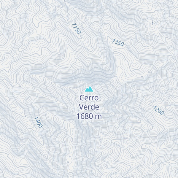 Map of Cerro Verde