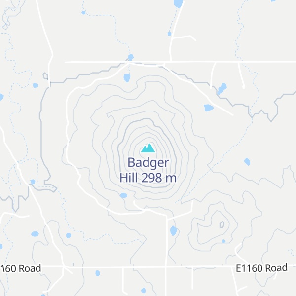 Map of Badger Hill