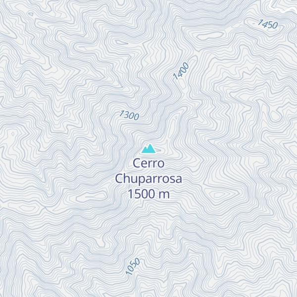 Map of Cerro Chuparrosa