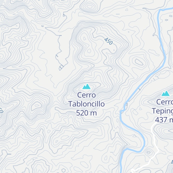 Map of Cerro Tabloncillo