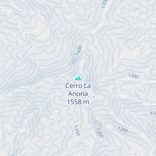 Map of Cerro La Anona