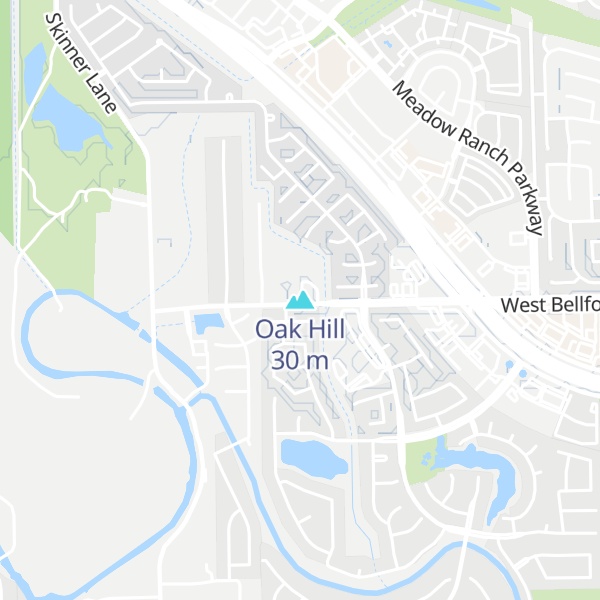 Map of Oak Hill