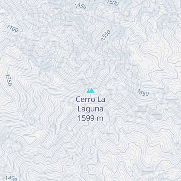 Map of Cerro La Laguna