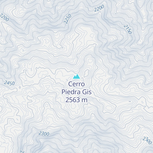 Map of Cerro Piedra Gis