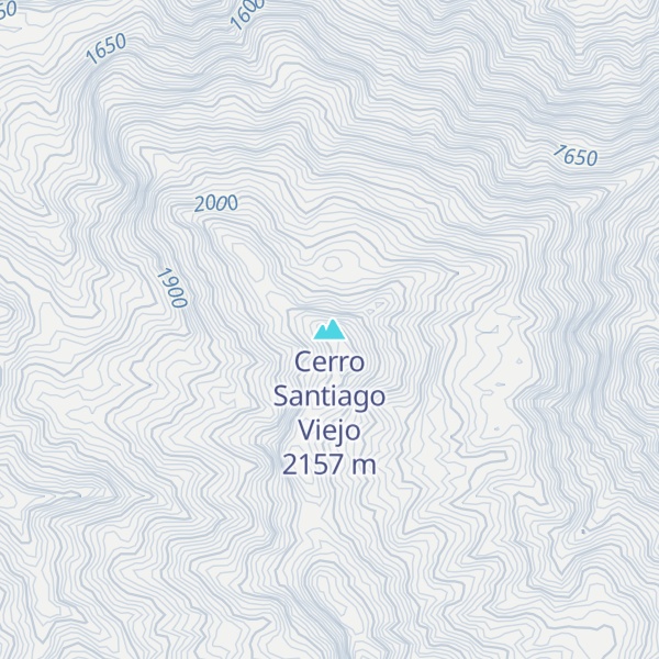 Map of Cerro Santiago Viejo