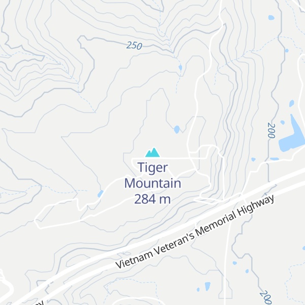 Map of Tiger Mountain