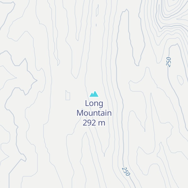 Map of Long Mountain