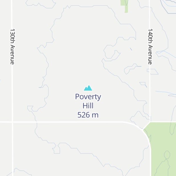 Map of Poverty Hill