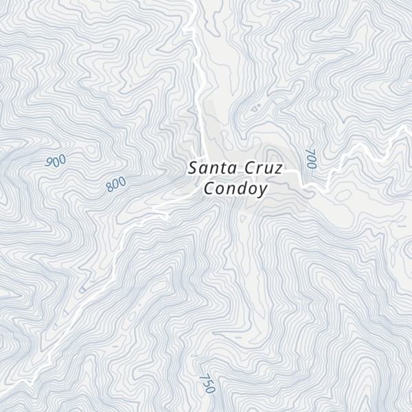 Map of Cerro Matamarías