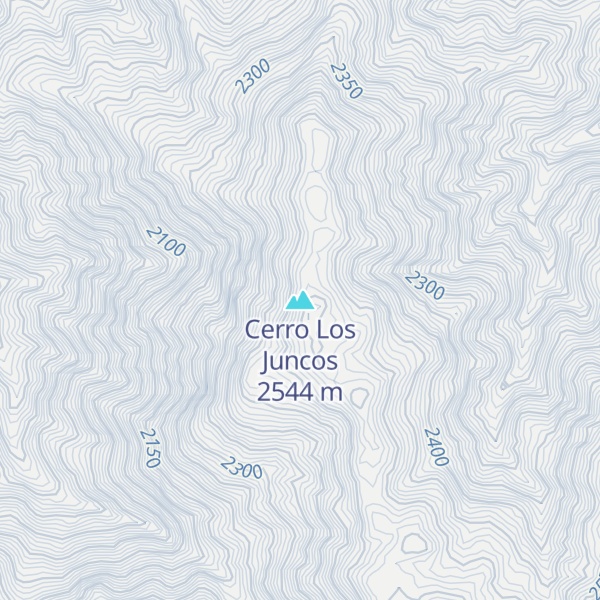 Map of Cerro Los Juncos