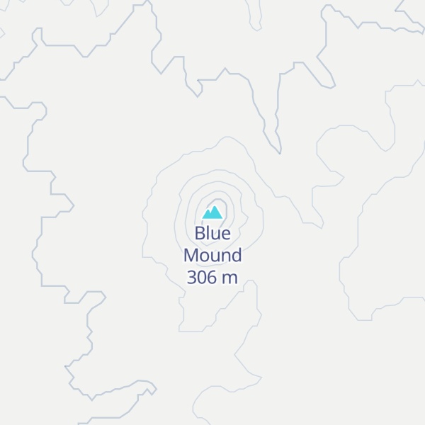 Map of Blue Mound