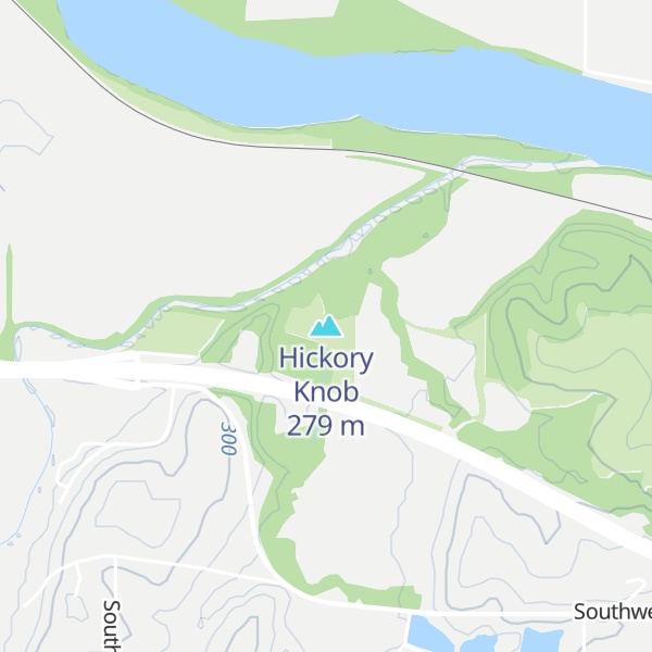Map of Hickory Knob