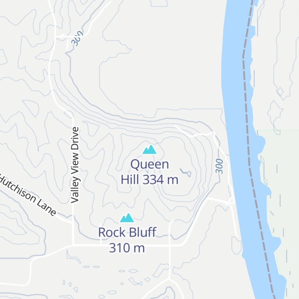 Map of Queen Hill