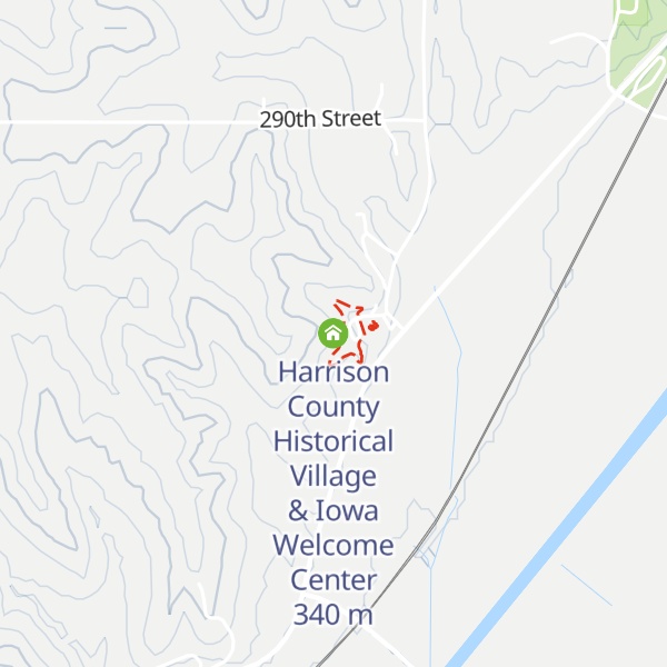 Map of Harrison County Historical Village & Iowa Welcome Center