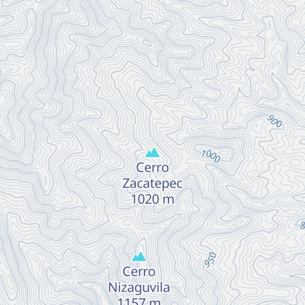 Map of Cerro Zacatepec
