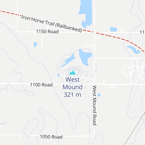 Map of West Mound