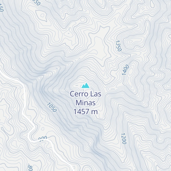 Map of Cerro Las Minas