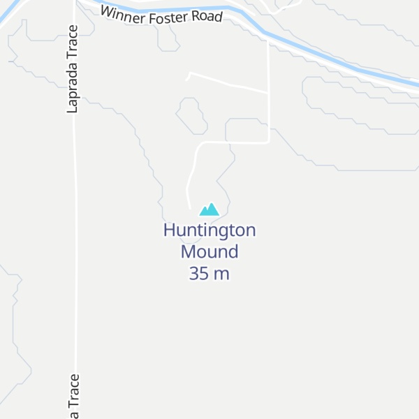 Map of Huntington Mound