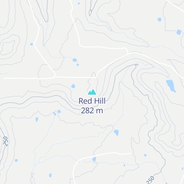 Map of Red Hill