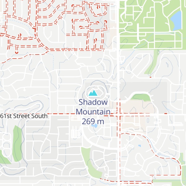 Map of Shadow Mountain