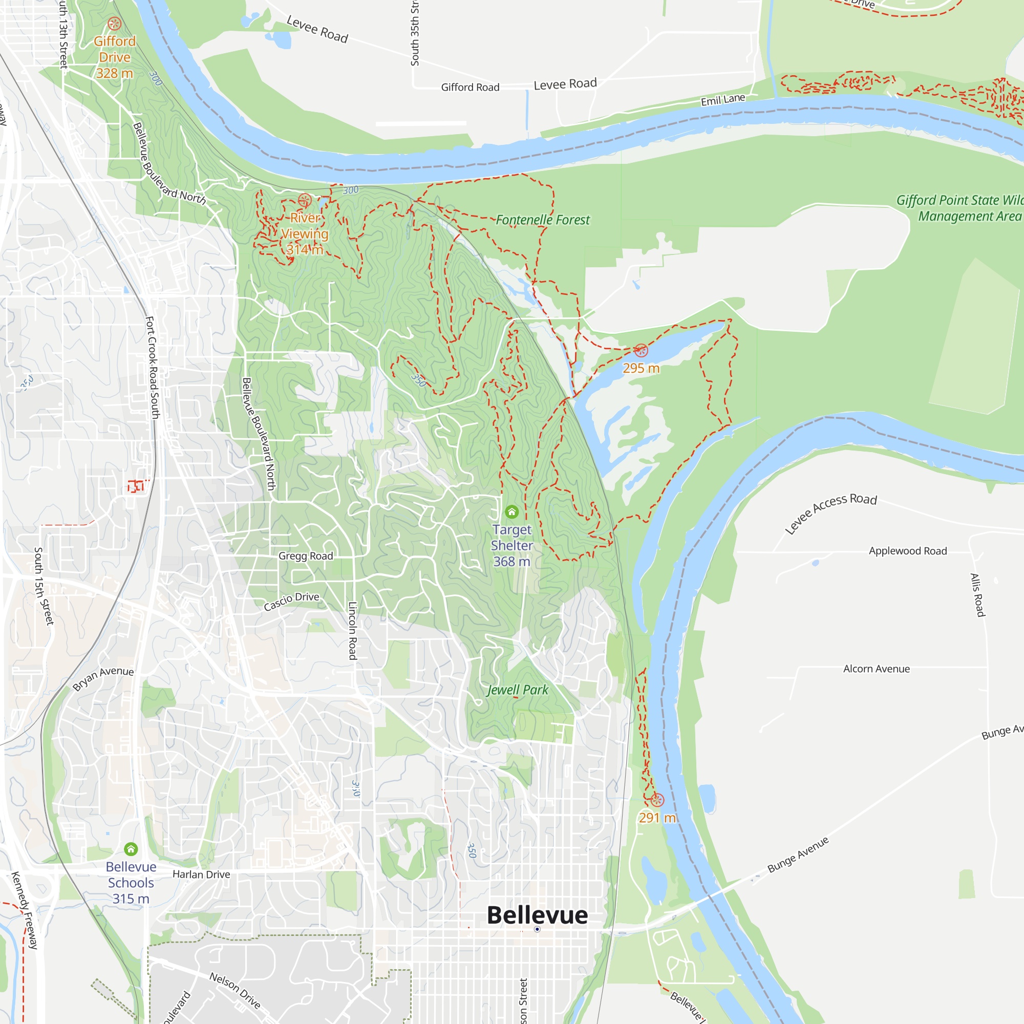 Target Shelter map
