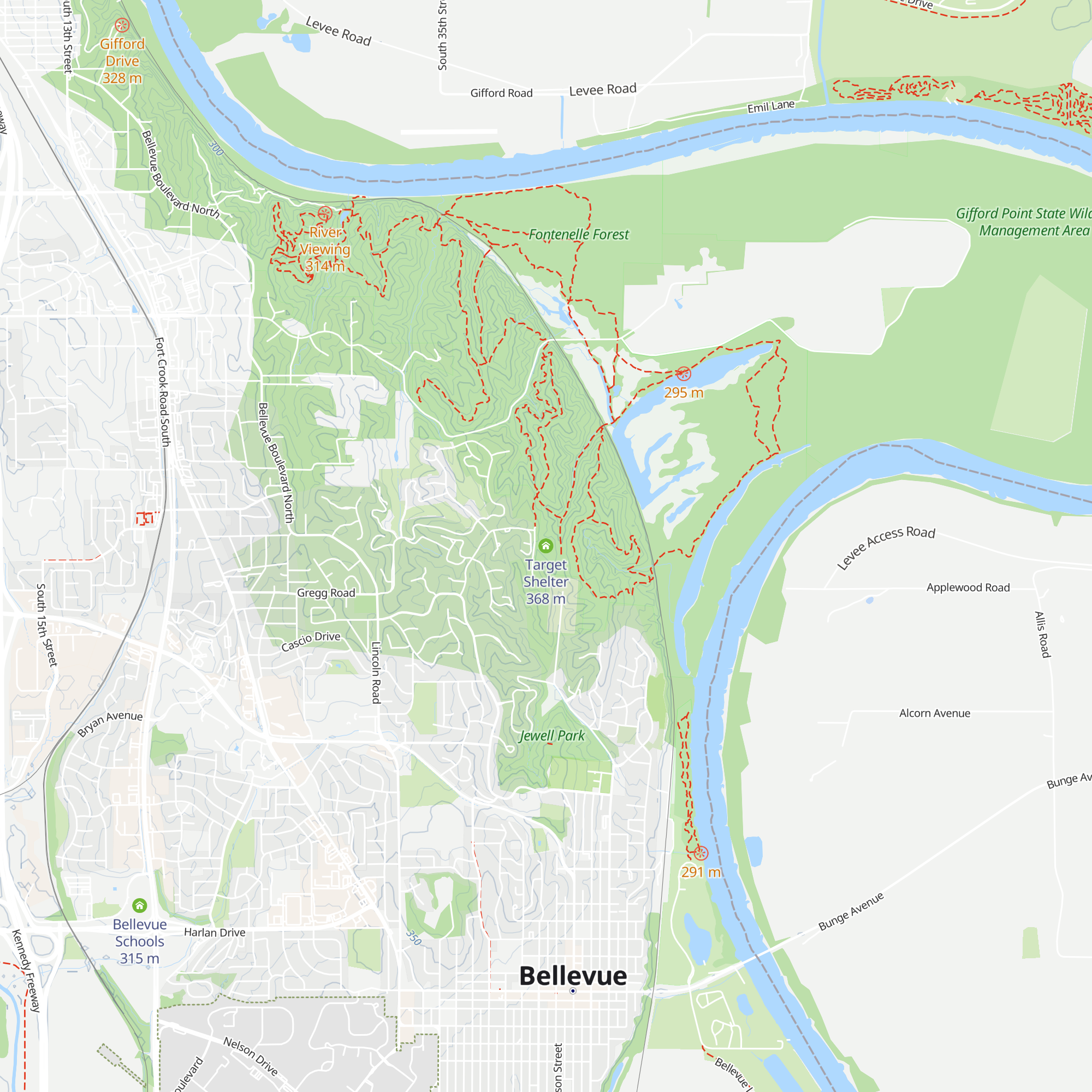Target Shelter map