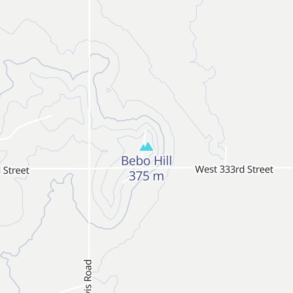 Map of Bebo Hill