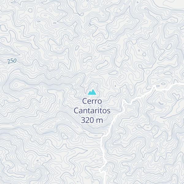 Map of Cerro Cantaritos