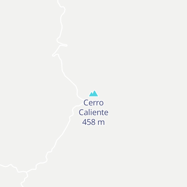 Map of Cerro Caliente