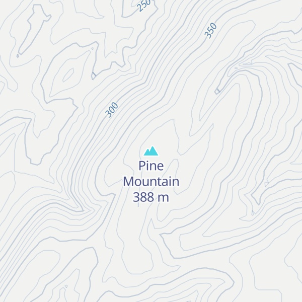 Map of Pine Mountain