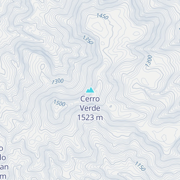 Map of Cerro Verde