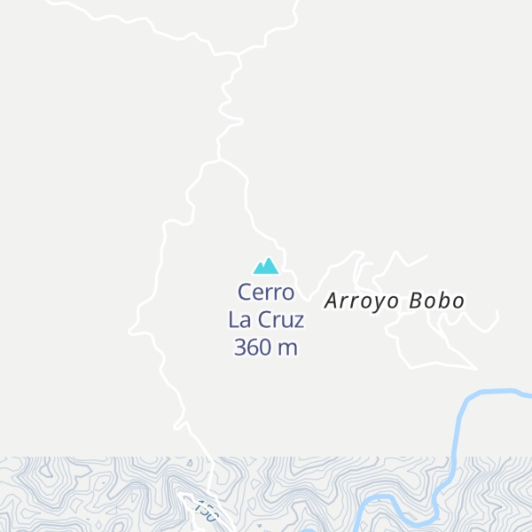 Map of Cerro La Cruz