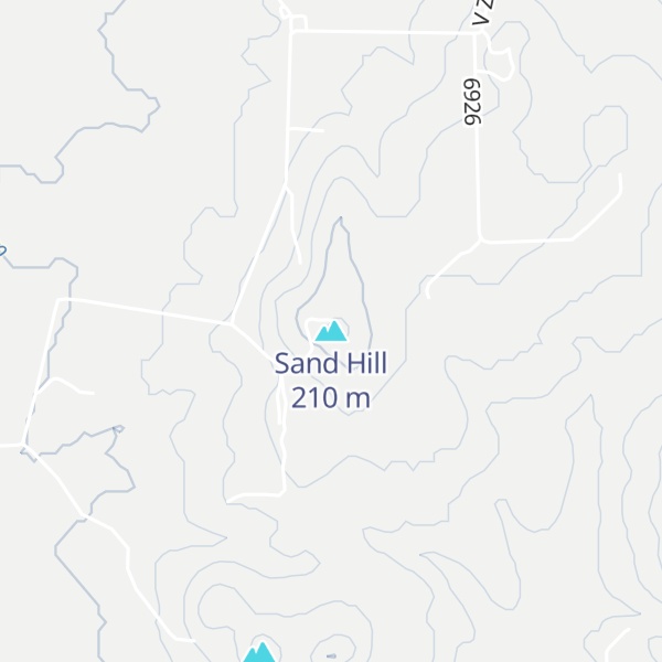 Map of Sand Hill