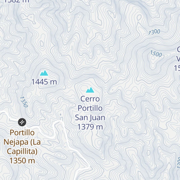 Map of Cerro Portillo San Juan