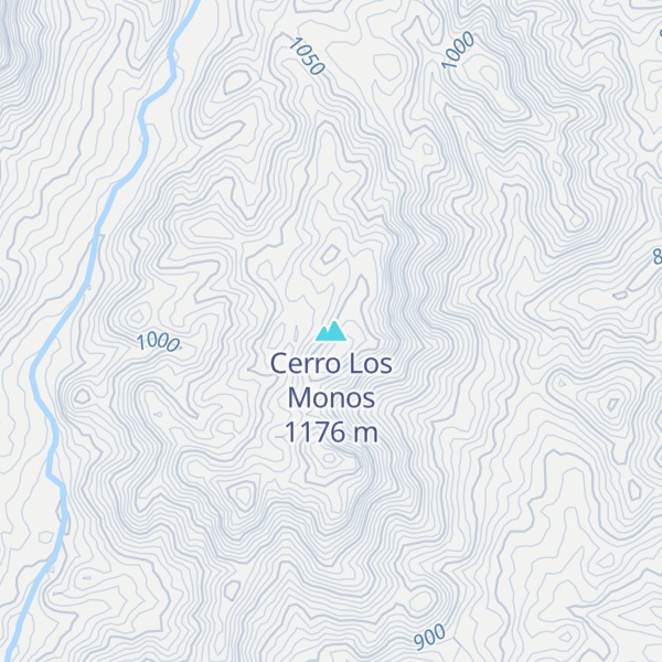 Map of Cerro Los Monos