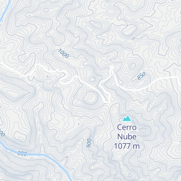 Map of Cerro Campanario