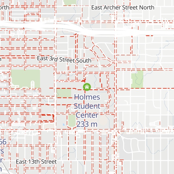 Map of Holmes Student Center