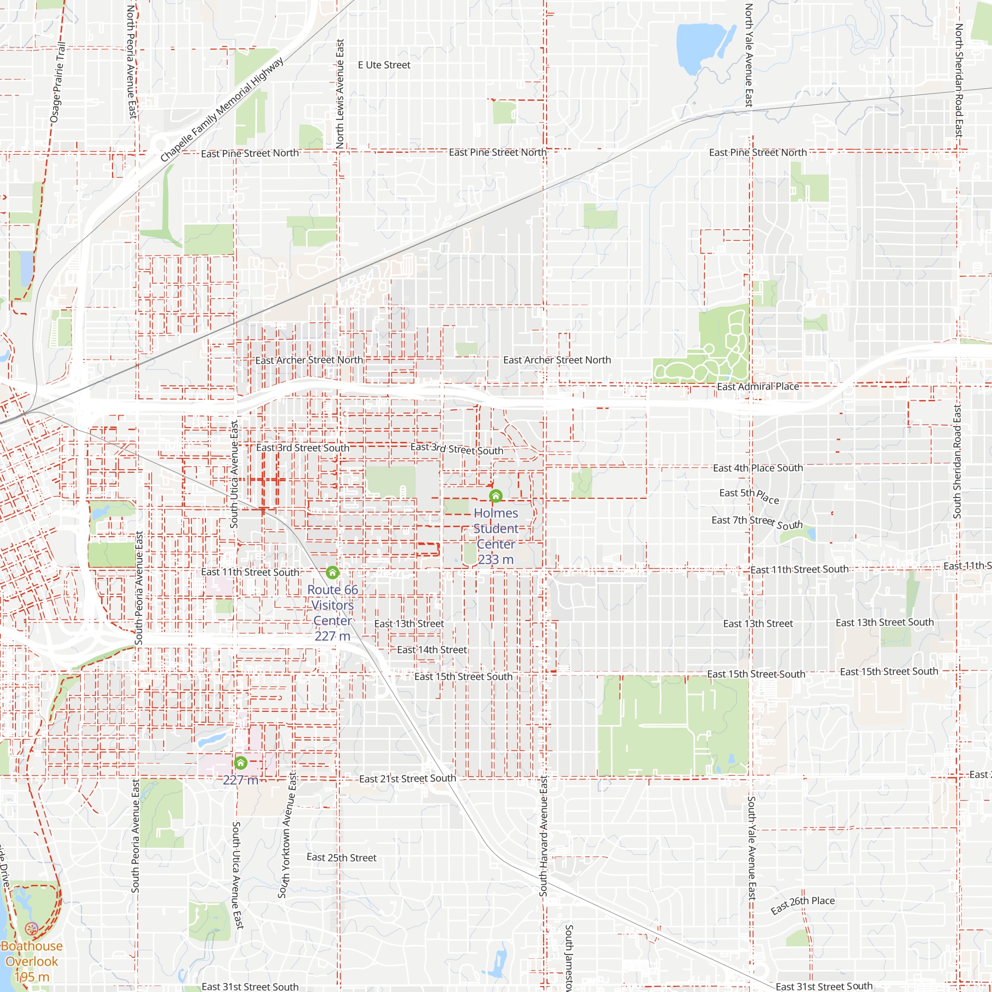 Holmes Student Center map