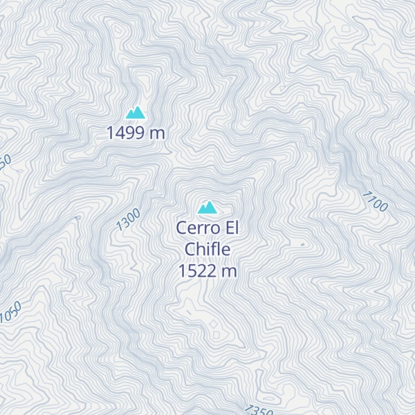Map of Cerro El Chifle