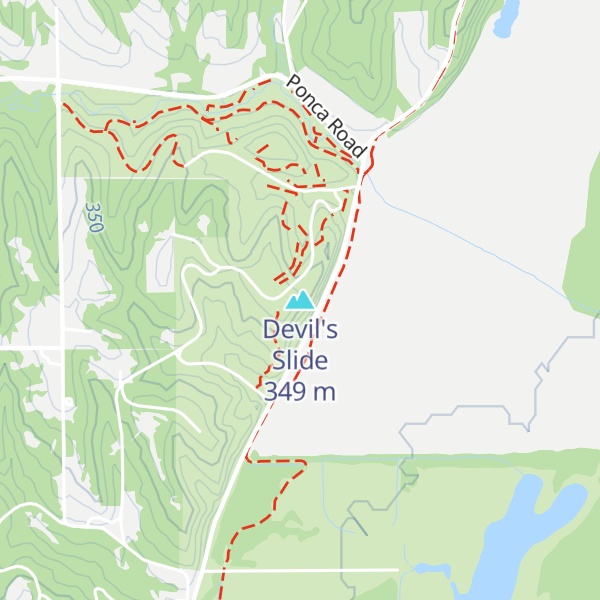 Map of Devil's Slide