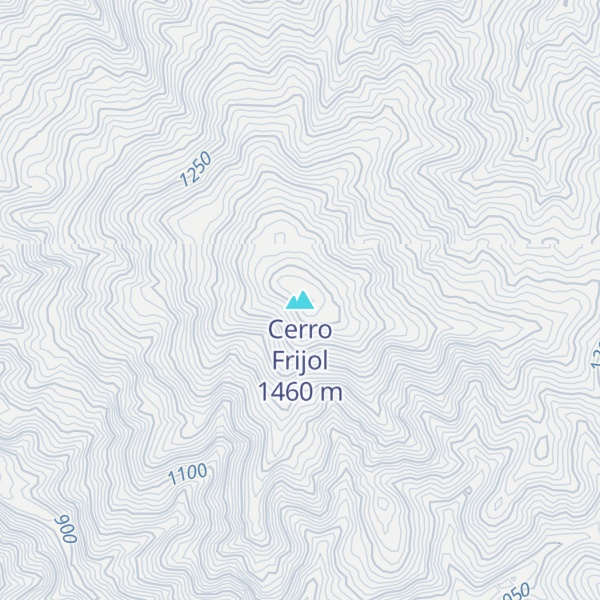 Map of Cerro Frijol