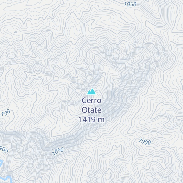 Map of Cerro Otate