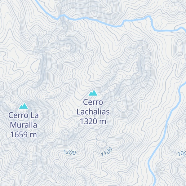 Map of Cerro Lachalias