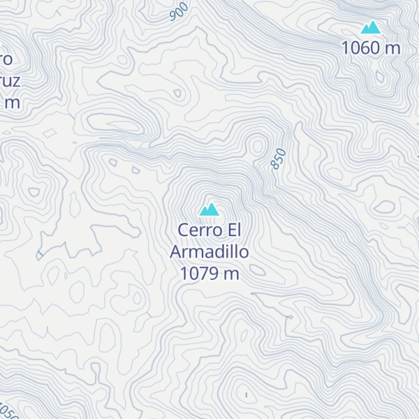 Map of Cerro El Armadillo