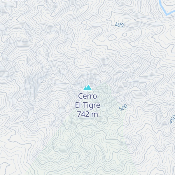 Map of Cerro El Tigre