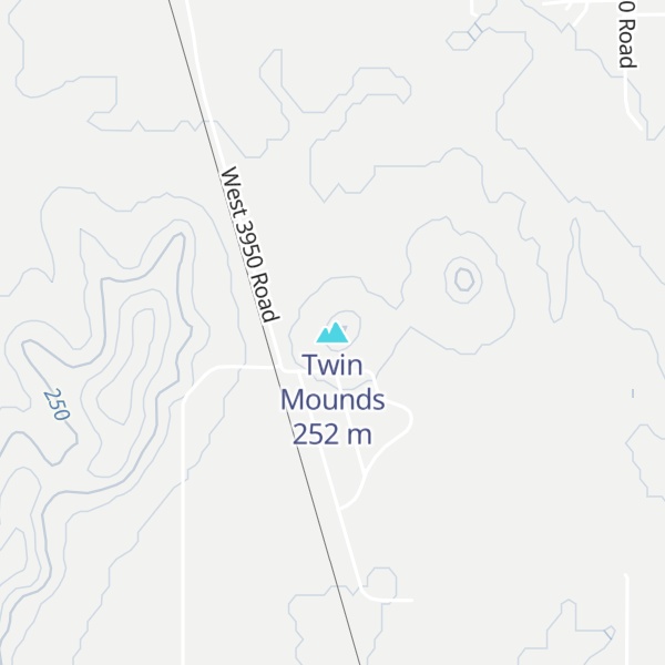 Map of Twin Mounds